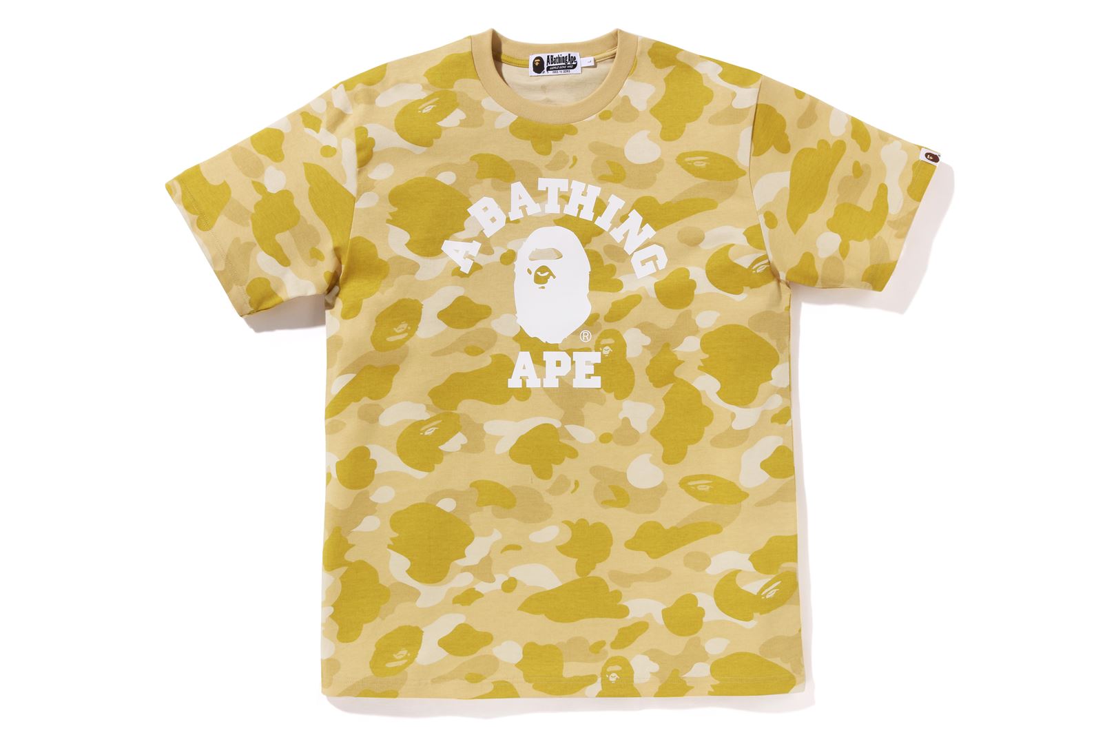 COLOR CAMO COLLEGE TEE | bape.com