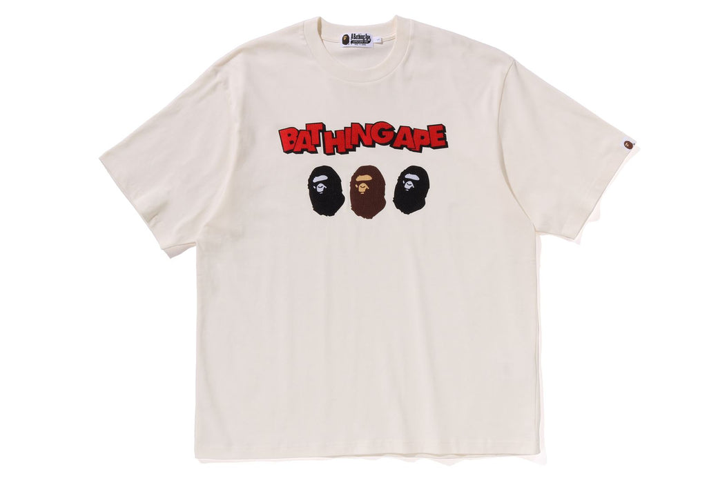 TRIPLE APE HEAD RELAXED FIT TEE | bape.com