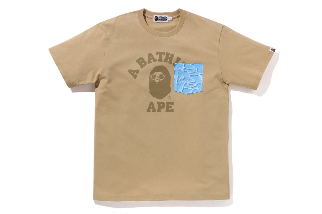 Bape - Pink, Yellow outlets & Blue Camo Tshirt