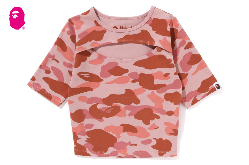 【A BATHING APE】 1ST CAMO CUT OUT TEE 1ST CAMO CUT OUT TEE | bape.com
