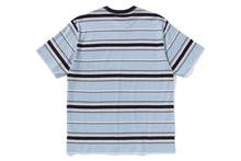 APE HEAD ONE POINT POCKET RELAXED FIT STRIPE TEE