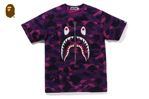 ♪ BAPEKIDS 150cm パープルカモ シャークTシャツ COLOR CAMO SHARK TEE | bape.com