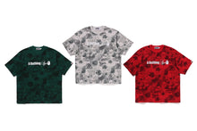 FLORAL SOLID CAMO LOGO RELAXED FIT TEE