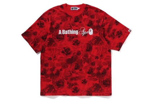 FLORAL SOLID CAMO LOGO RELAXED FIT TEE