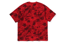 FLORAL SOLID CAMO LOGO RELAXED FIT TEE