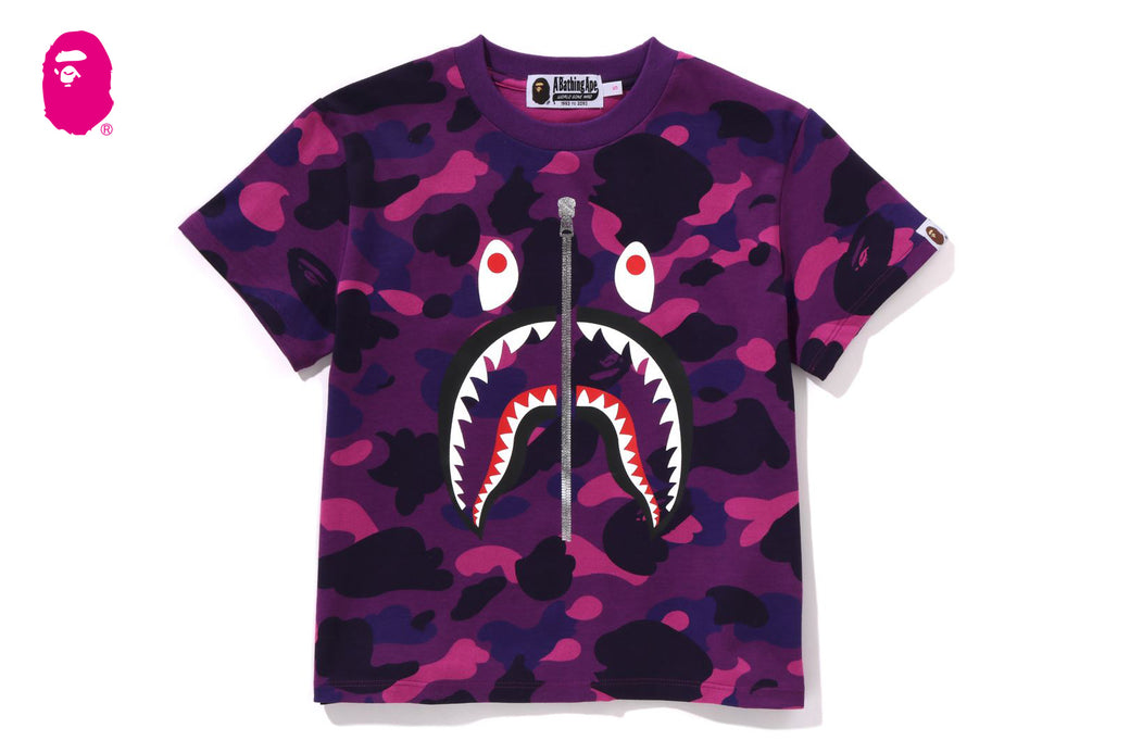 COLOR CAMO SHARK MINI TEE | bape.com