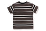 ONE POINT STRIPE POCKET TEE