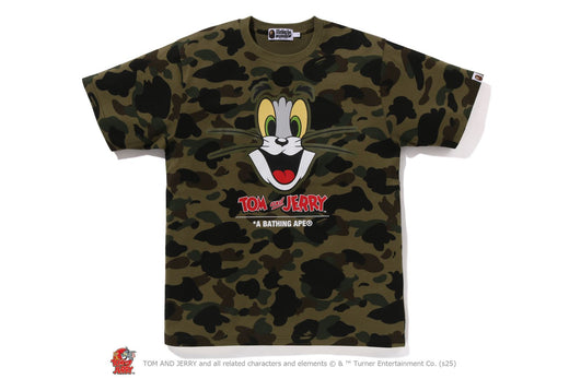 【 BAPE X TOM AND JERRY 85TH 】1ST CAMO TEE