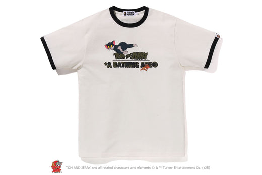 【 BAPE X TOM AND JERRY 85TH 】RINGER TEE