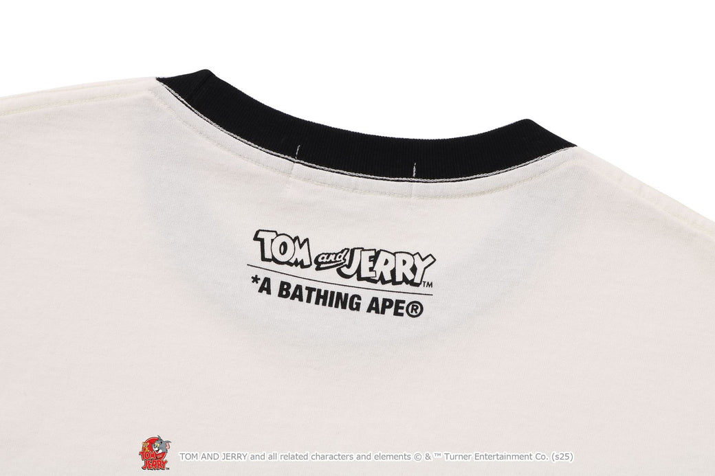 BAPE X TOM AND JERRY 85TH 】RINGER TEE | bape.com