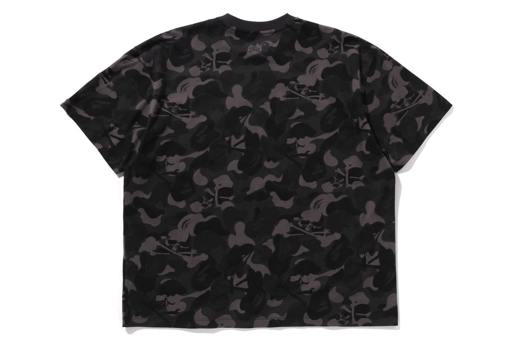 BAPE X MMJ 】SKULL CAMO COLLEGE RELAXED FIT TEE 15TH | bape.com