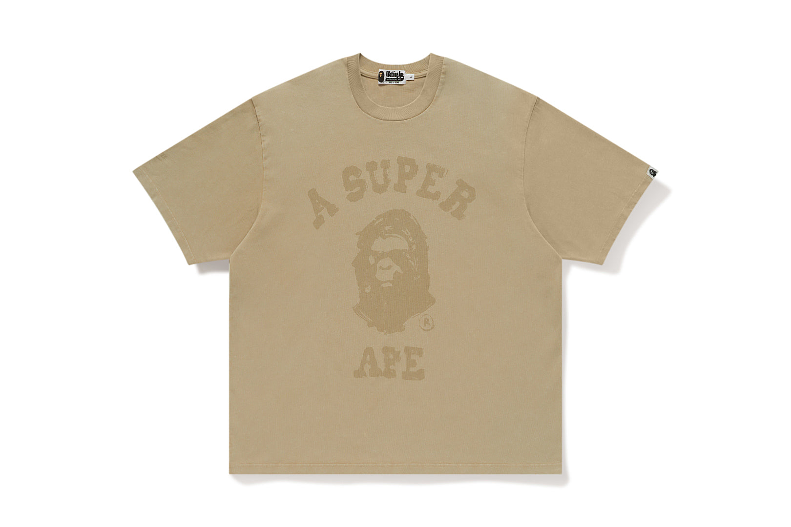 BAPE X KIDSUPER 】GARMENT DYE COLLEGE LOGO TEE | bape.com