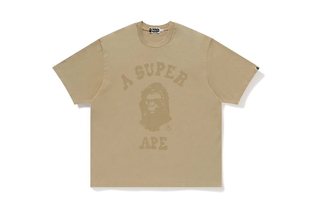 BAPE X KIDSUPER 】GARMENT DYE COLLEGE LOGO TEE | bape.com BAPE X KIDSUPER 】GARMENT DYE COLLEGE LOGO TEE | bape.com