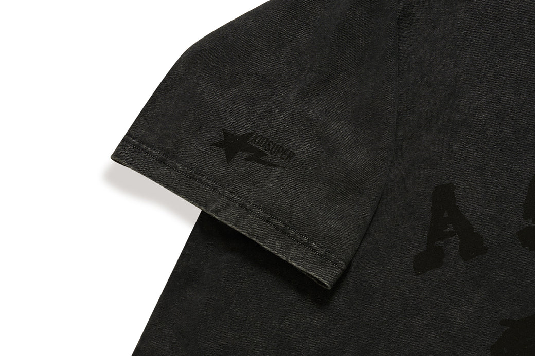 BAPE X KIDSUPER 】GARMENT DYE COLLEGE LOGO TEE | bape.com