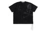 【 BAPE X MMJ 】LEATHER STA PATCH SKULL RELAXED FIT TEE 16TH