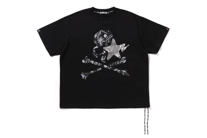 【 BAPE X MMJ 】LOGO TROPICAL SKULL CAMO RELAXED FIT TEE 16TH