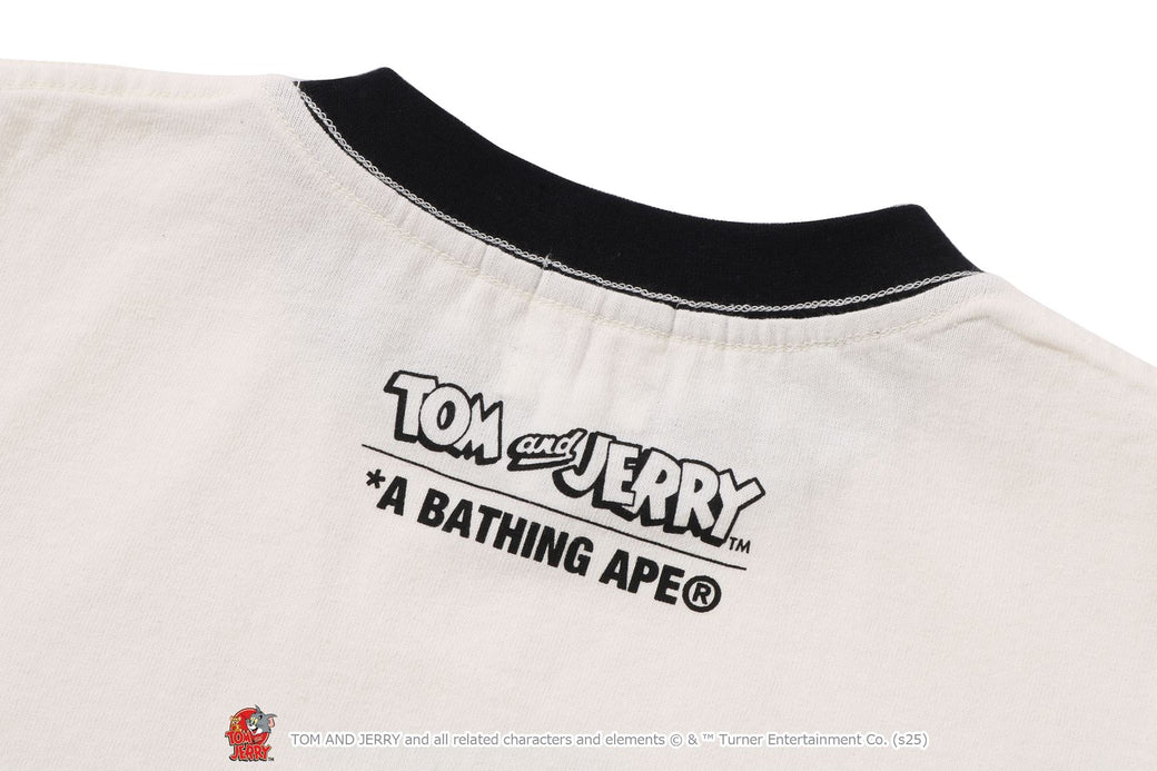 BAPE X TOM AND JERRY 85TH 】RINGER TEE | bape.com