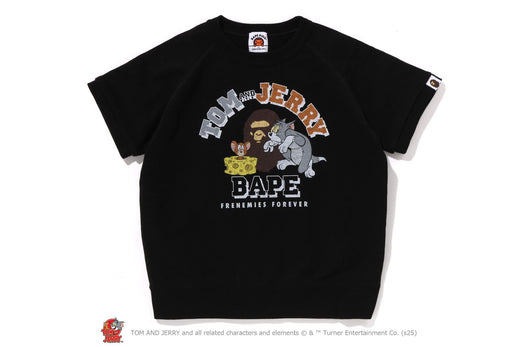 APE BAPE KAWS TOM&JERRY トムとジェリー　tシャツ XL BAPE X TOM AND JERRY 85TH 】RELAXED FIT SWEAT TEE | bape.com
