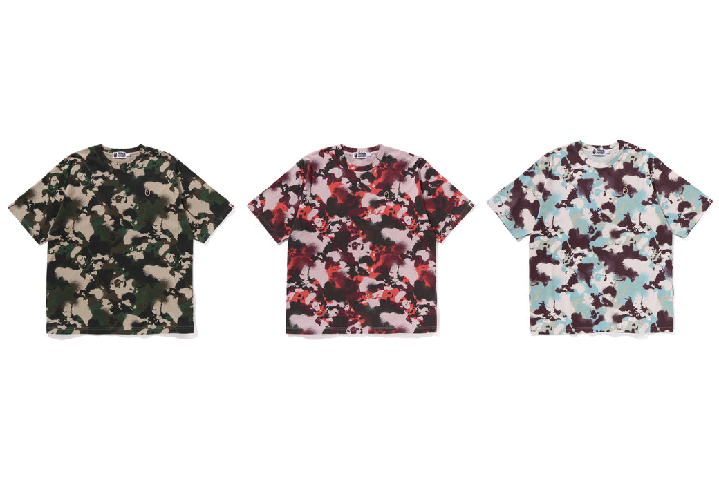 MAP CAMO APE HEAD ONE POINT RELAXED FIT TEE | bape.com