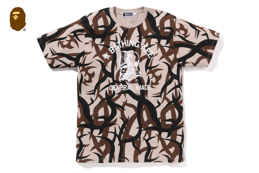 TRIAL CAMO GENERAL TEE | bape.com