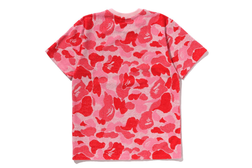 ABC CAMO PILE JACQUARD ONE POINT TEE | bape.com