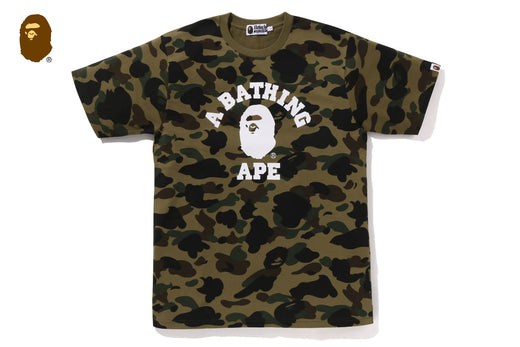 1ST CAMO COLLEGE TEE | bape.com