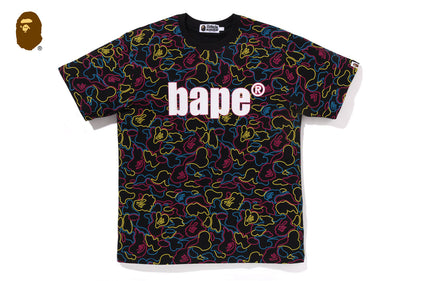 NEON CAMO BAPE TEE