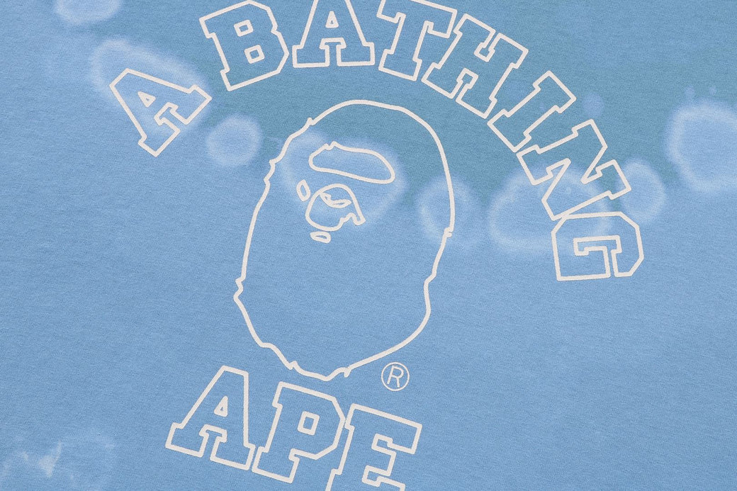 HAND DYE COLLEGE RELAXED FIT TEE | bape.com