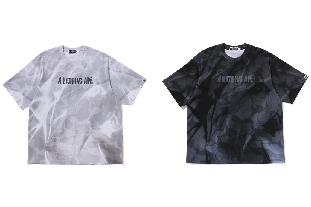 OVERALL PRINT LOGO RELAXED FIT TEE | bape.com