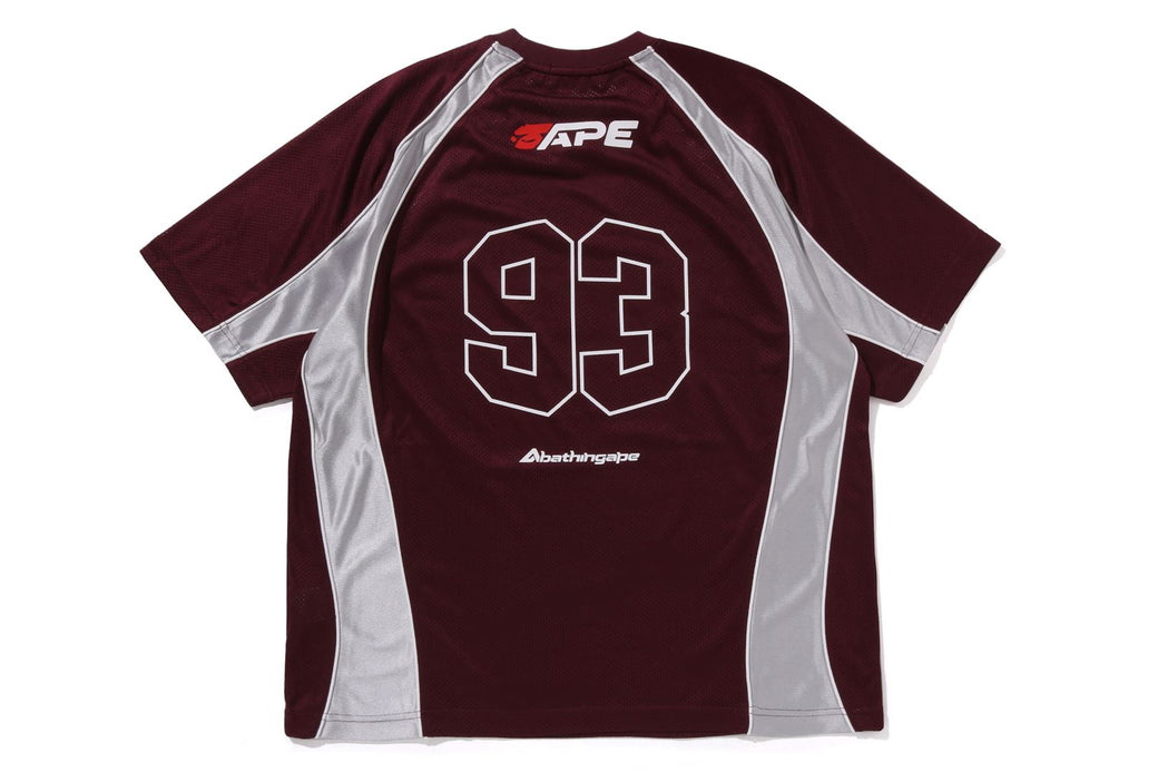 SOLID CAMO JACQUARD MULTILOGO RELAXED FIT FOOTBALL JERSEY