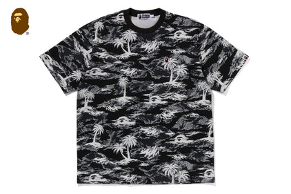 PALM TREE CAMO ONE POINT RELAXED FIT TEE