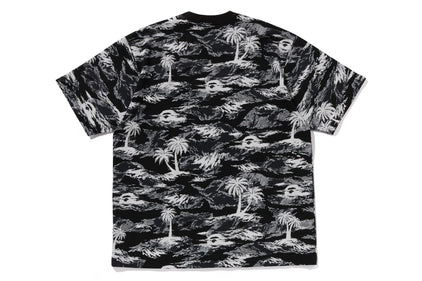 PALM TREE CAMO ONE POINT RELAXED FIT TEE