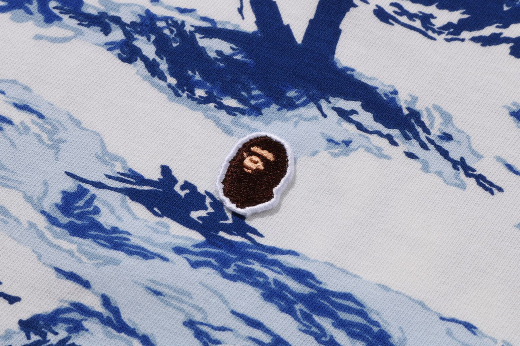 PALM TREE CAMO ONE POINT RELAXED FIT TEE | bape.com