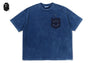 BAPE BLACK PAISLEY POCKET TEE #1