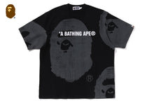 WATER PRINT APE HEAD RELAXED FIT TEE