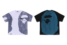 WATER PRINT APE HEAD RELAXED FIT TEE