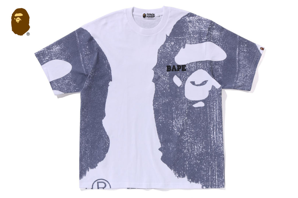 WATER PRINT APE HEAD RELAXED FIT TEE | bape.com