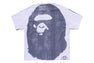 WATER PRINT APE HEAD RELAXED FIT TEE