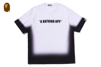 SPRAY PRINT BATHING APE LOGO RELAXED FIT TEE