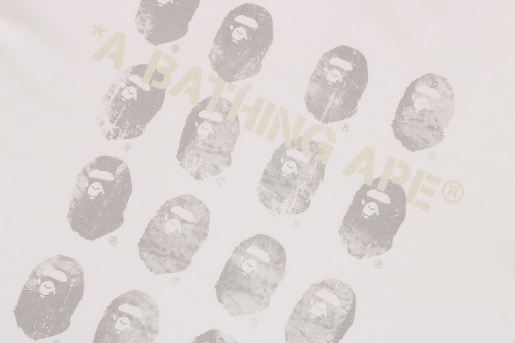 GARMENT DYE LOGO RELAXED FIT TEE | bape.com