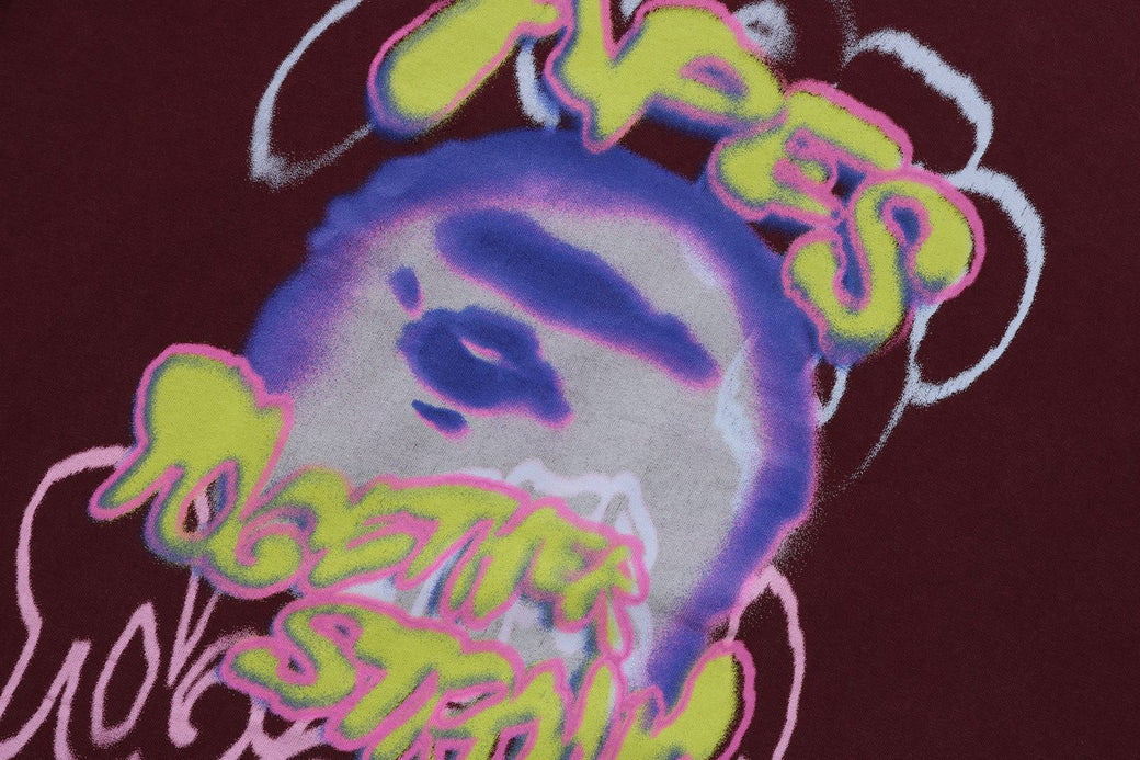 【BAPE】HEAVY WASHED LOGO RELAXED FIT TEE 要在庫確認 HEAVY WASHED LOGO RELAXED FIT TEE | bape.com