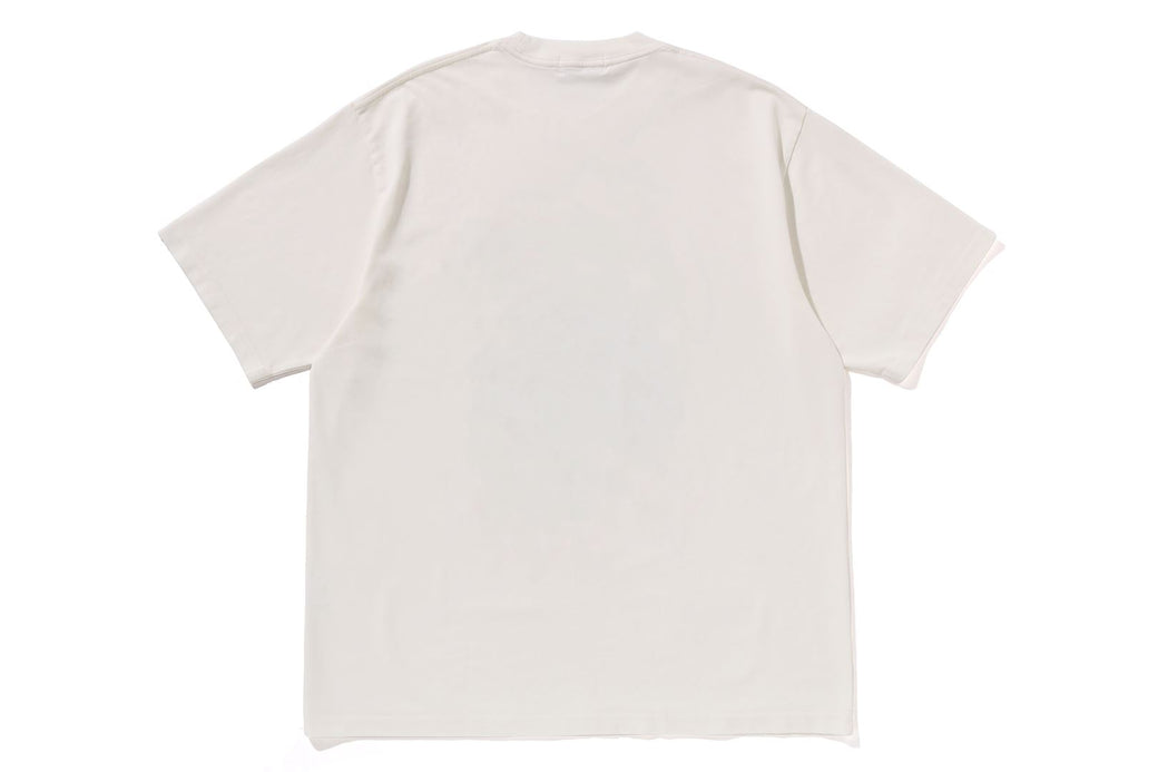HEAVY WASHED LOGO RELAXED FIT TEE | bape.com