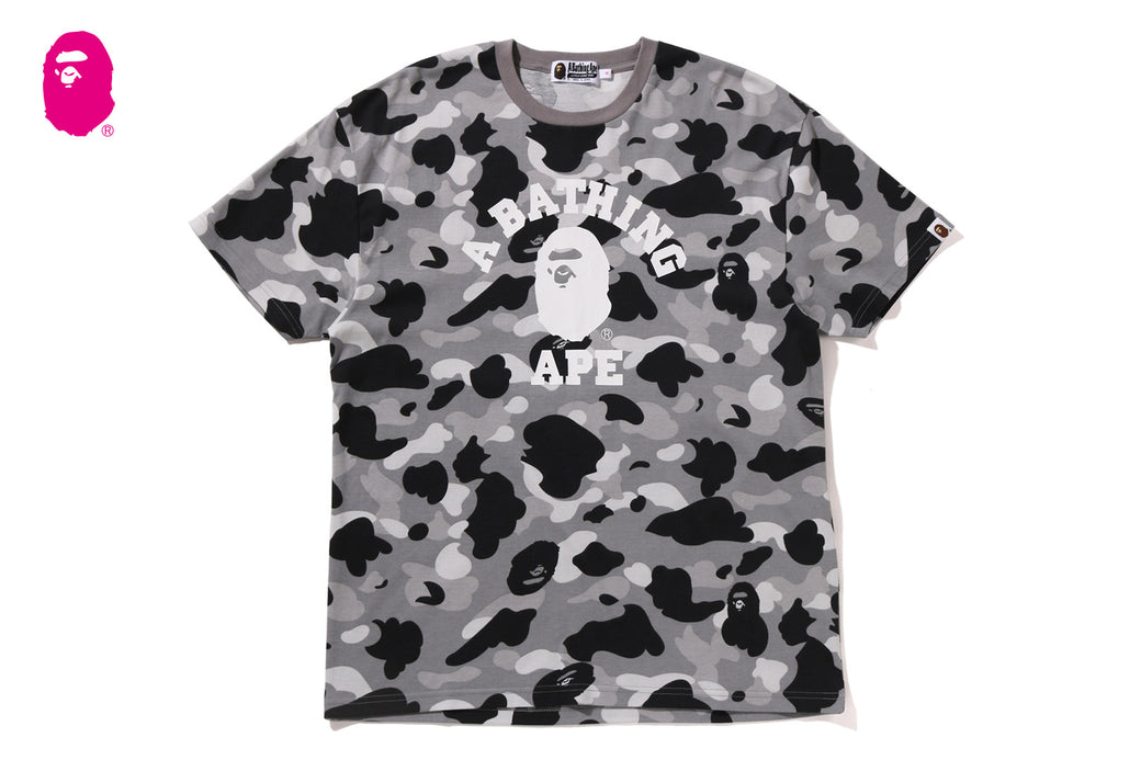 【A BATHING APE】3色展開 1ST CAMO COLLEGE OVERSIZED TEE 1ST CAMO COLLEGE OVERSIZED TEE | bape.com