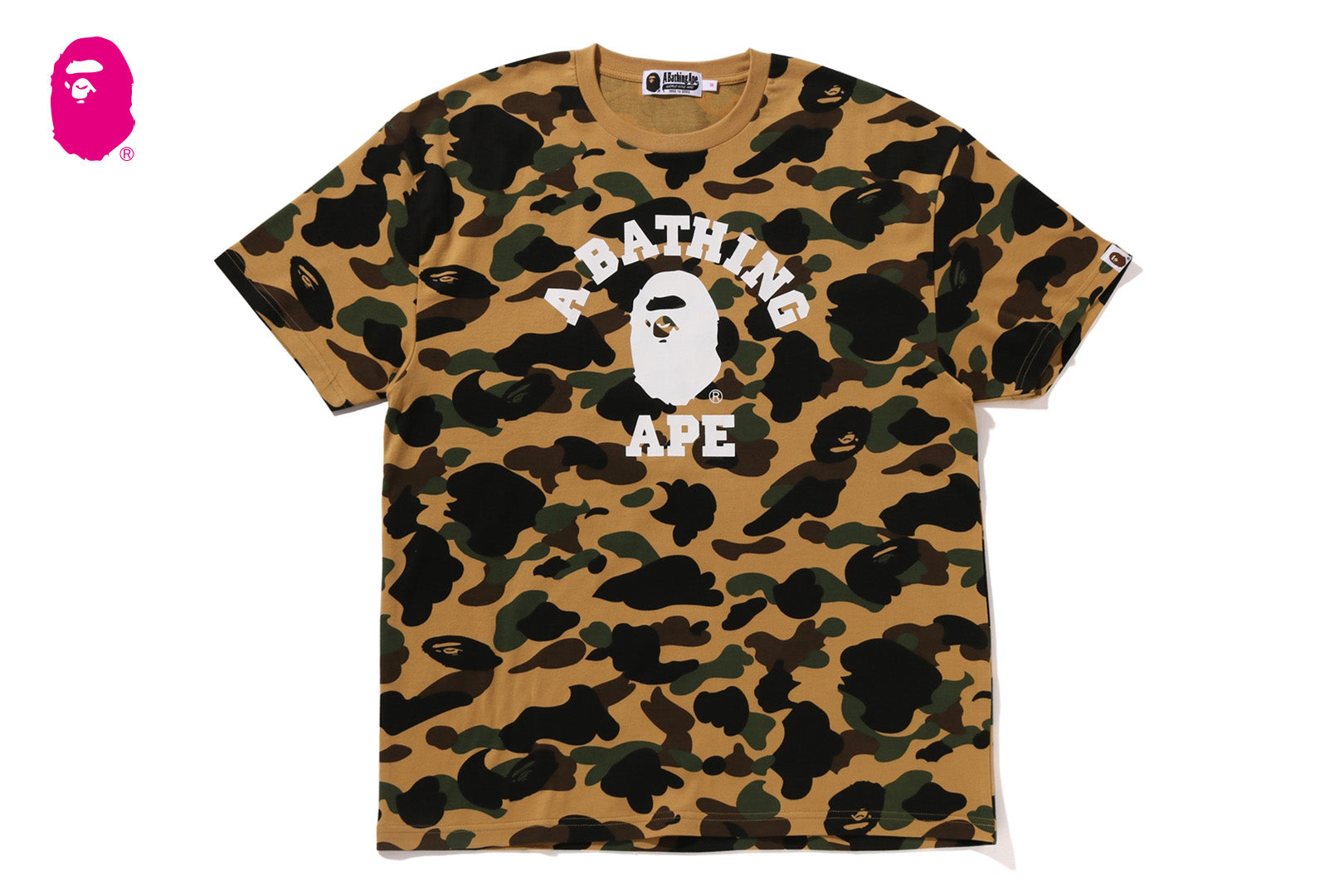 1ST CAMO COLLEGE OVERSIZED TEE | bape.com