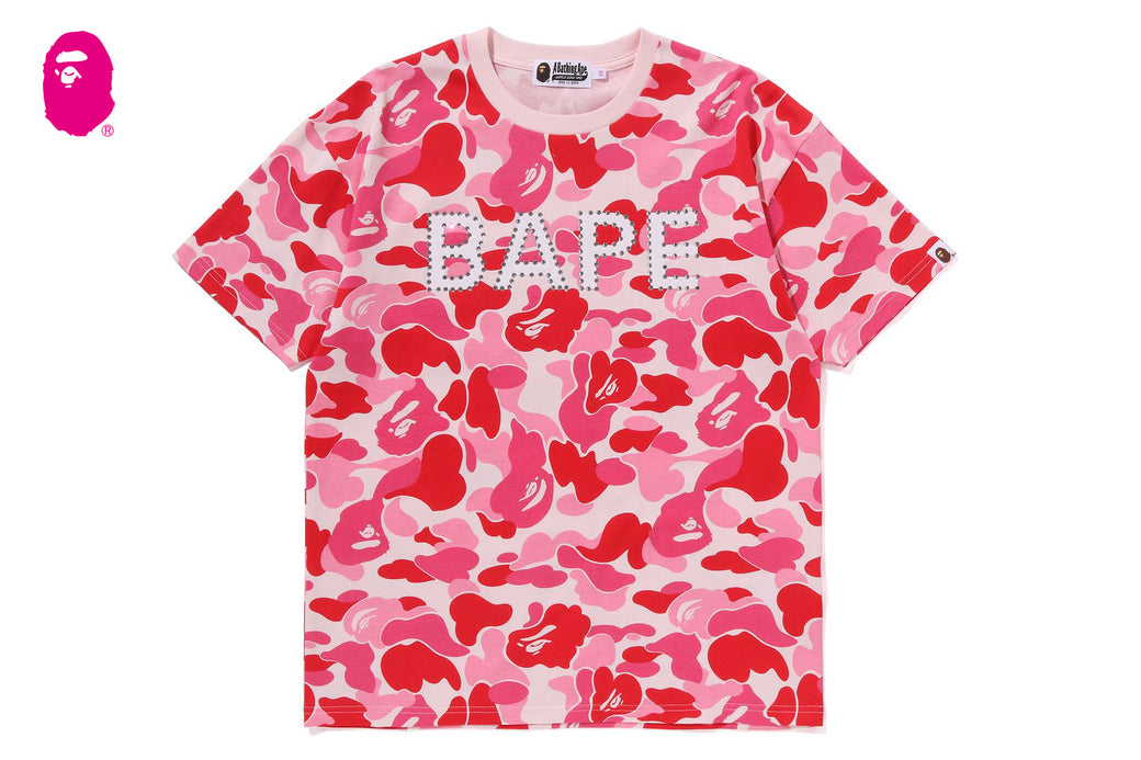 ABC CAMO CRYSTAL STONE OVERSIZED TEE | bape.com