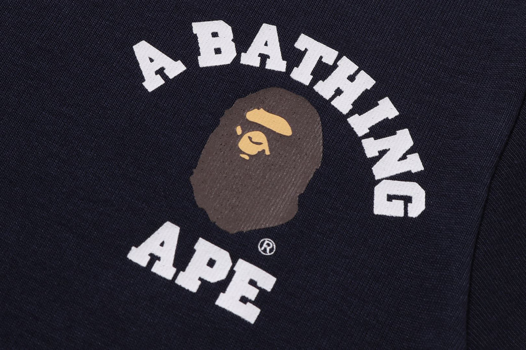 トップス BATHING APE CROPPED TRIM TEE L A BATHING APE® College Cropped Trim Tee | Bape official