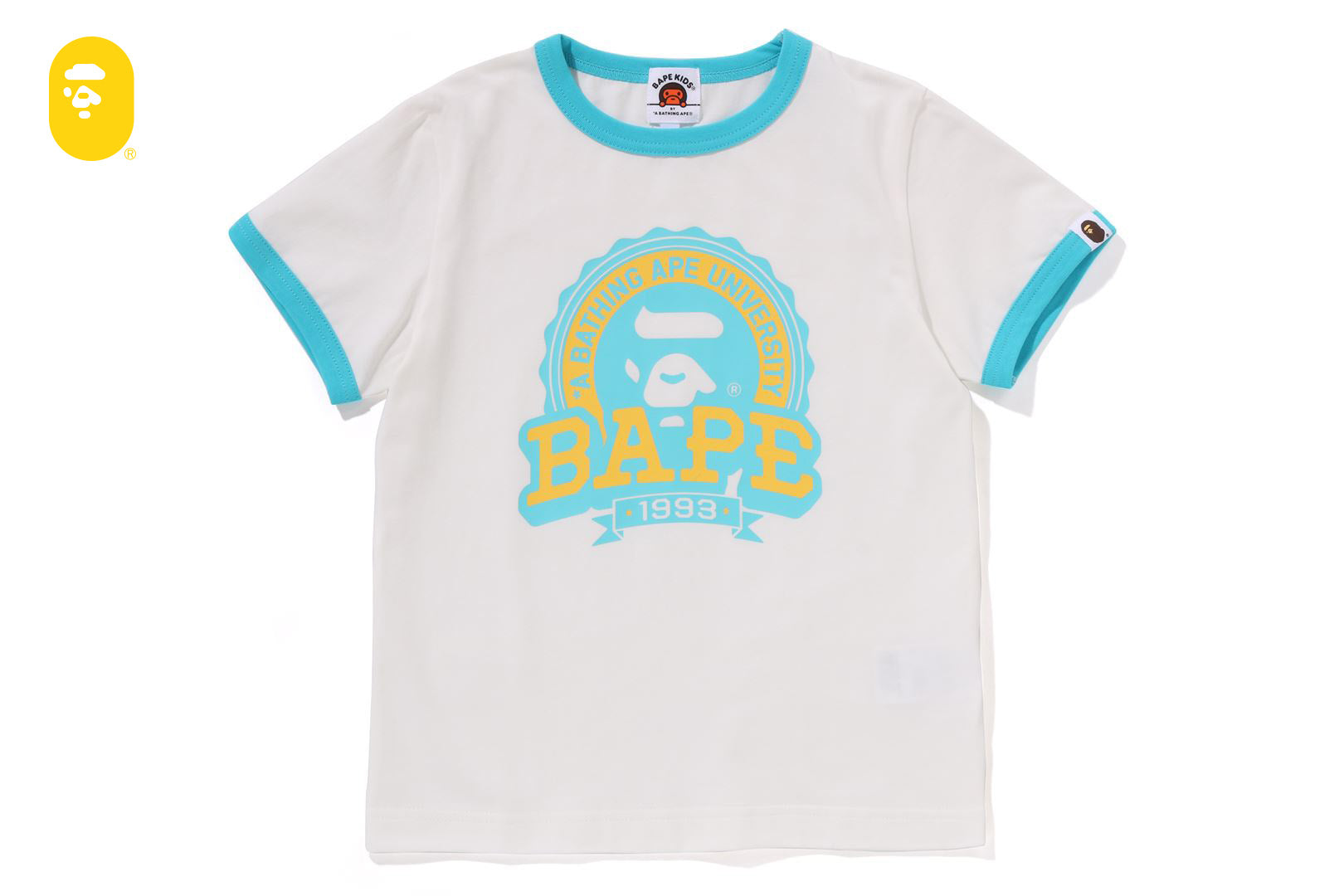 A BATHING APE® Kids Emblem Print Tee | Bape official website