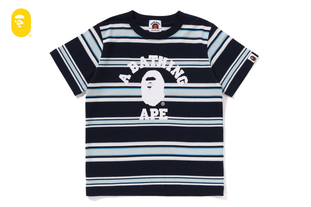 COLLEGE STRIPE TEE | bape.com