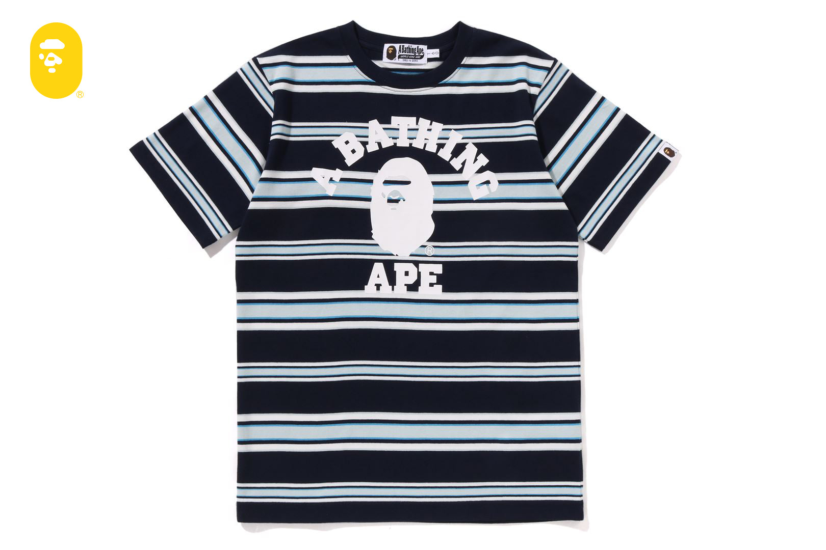 NEW★【A BATHING APE】COLLEGE STRIPE TEE Tシャツ A BATHING APE® College Stripe Tee | Bape official website