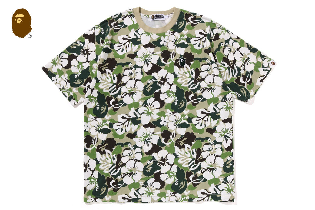 ABC CAMO RELAXED FIT BAPE LOGO TEE 青 カモ柄 A BATHING APE® Abc Camo Hand Draw Ape Head Relaxed Fit Tee